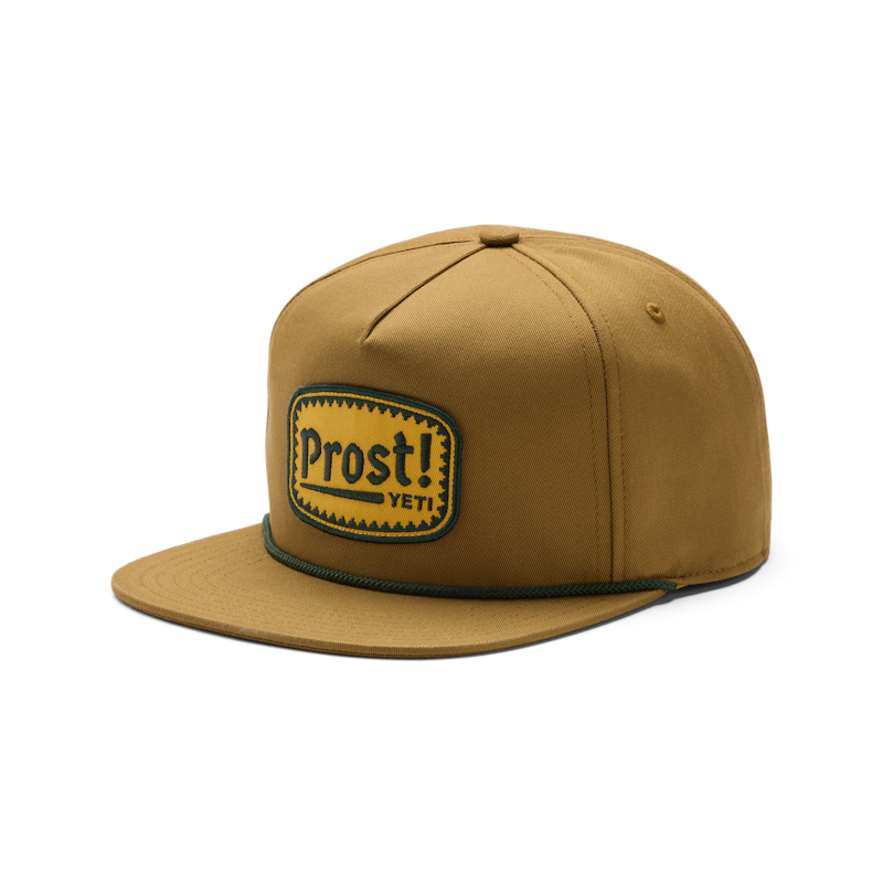 YETI® Prost! Badge Flat Brim Hat Brown