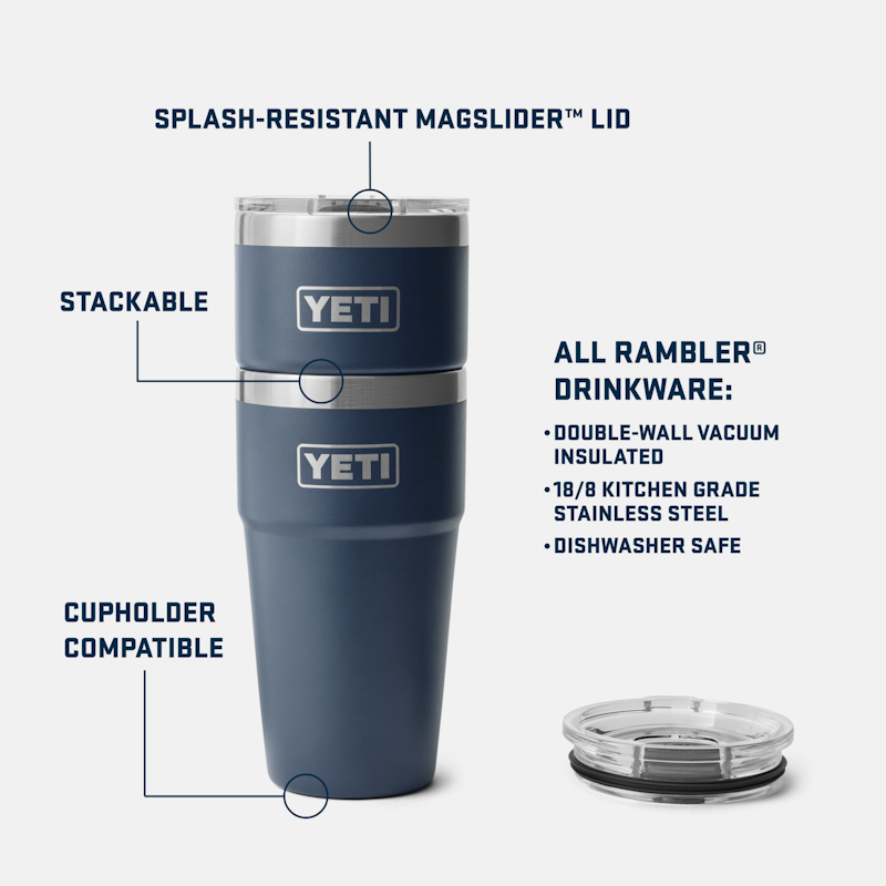 Rambler® 20 oz Stackable Cup Stag Red