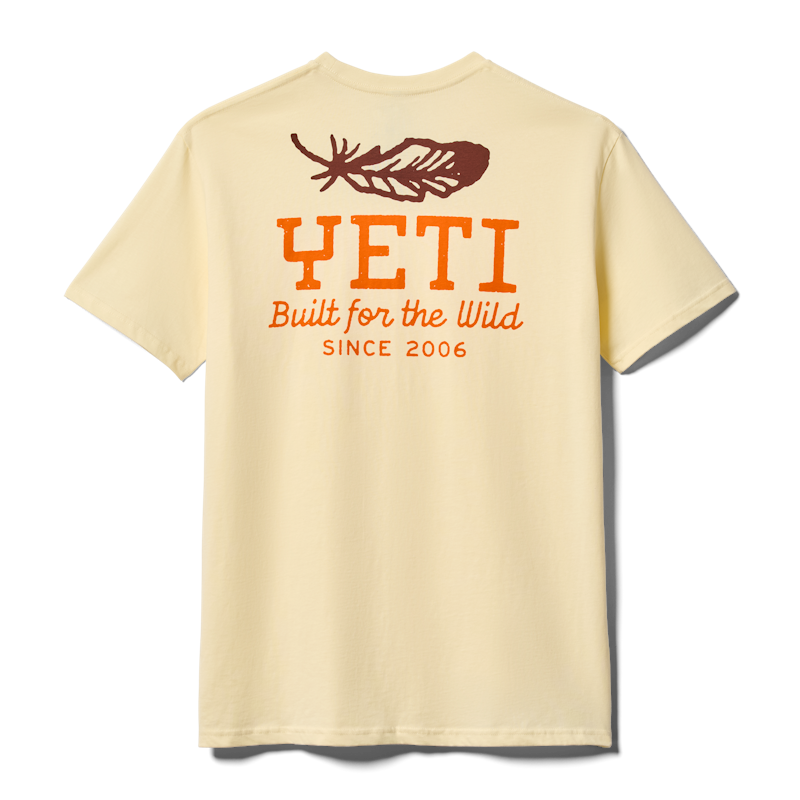 YETI Feather Short Sleeve T-Shirt Butter