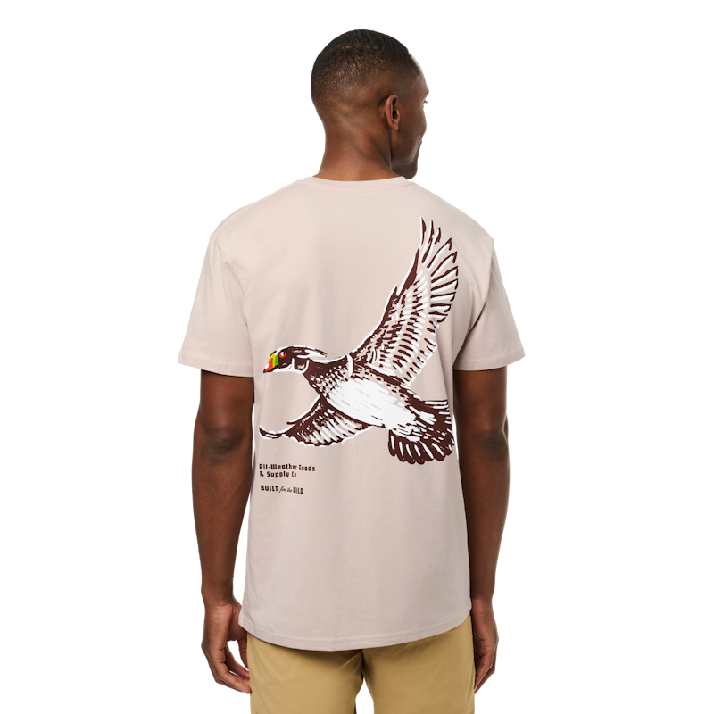 Painted Duck Short Sleeve T-Shirt Bone