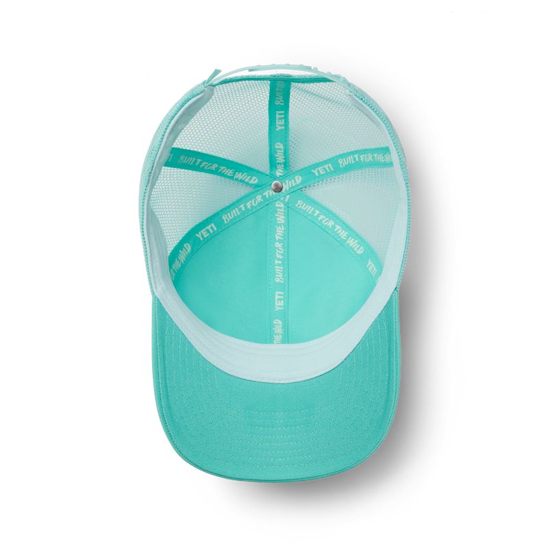 YETI Logo Badge Kids' Snapback Hat Ocean