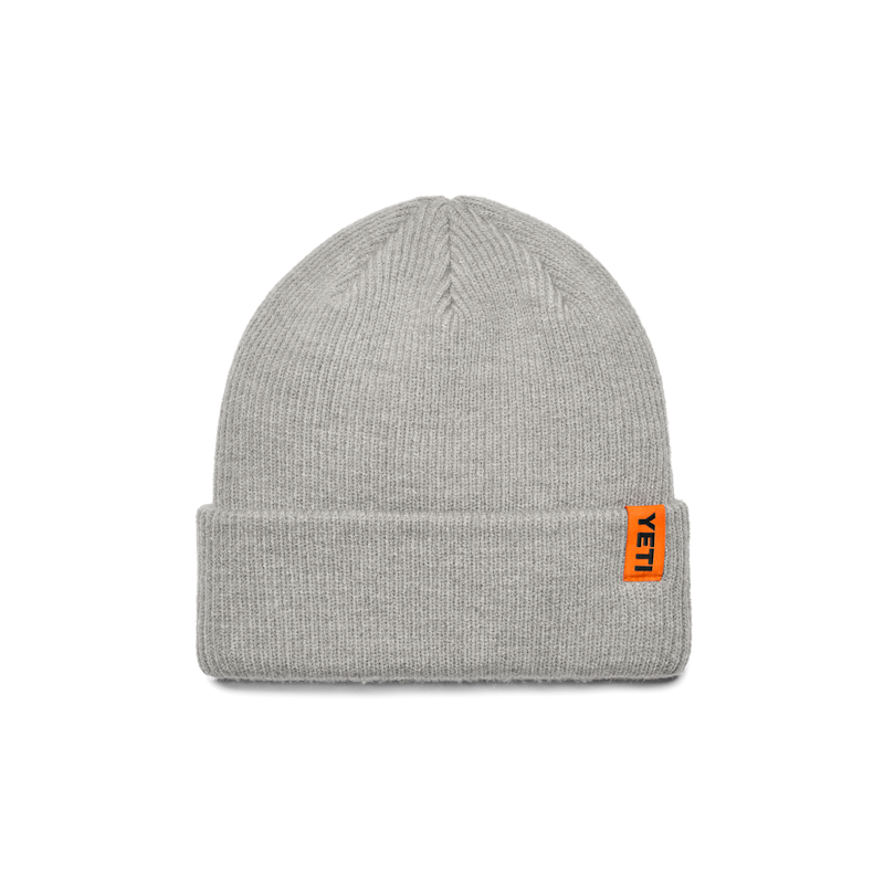YETI® Logo Badge Kids' Beanie Gray