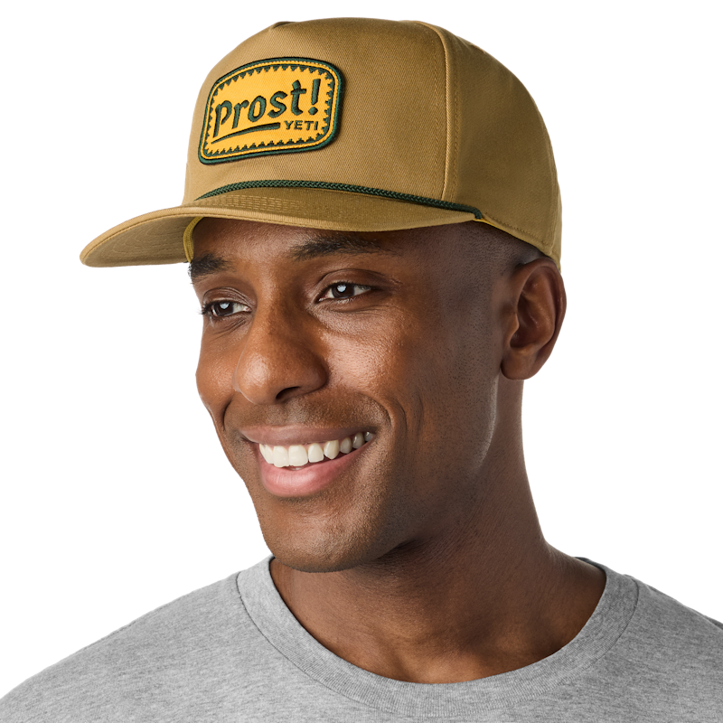 YETI® Prost! Badge Flat Brim Hat Brown