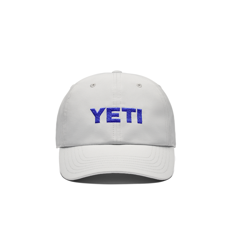 YETI® Logo Performance Baseball Cap Gray