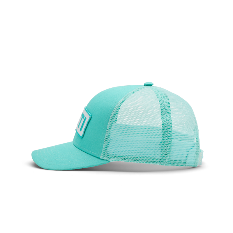 YETI Logo Badge Mid Pro Trucker Hat Ocean