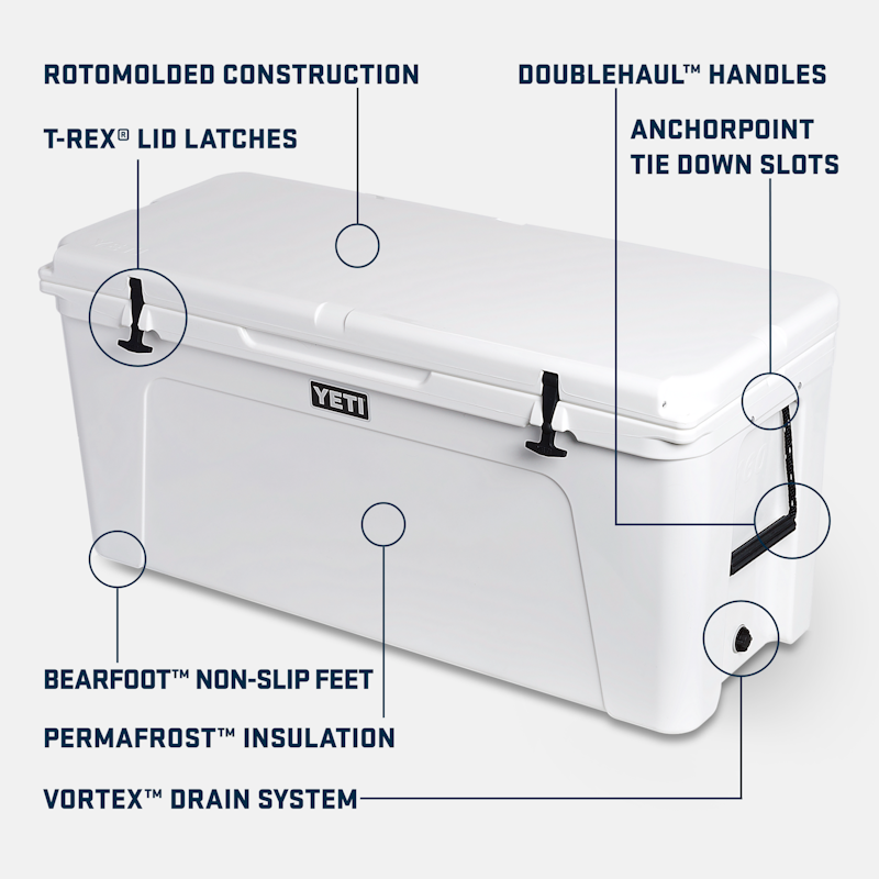 Tundra® 160 Hard Cooler White