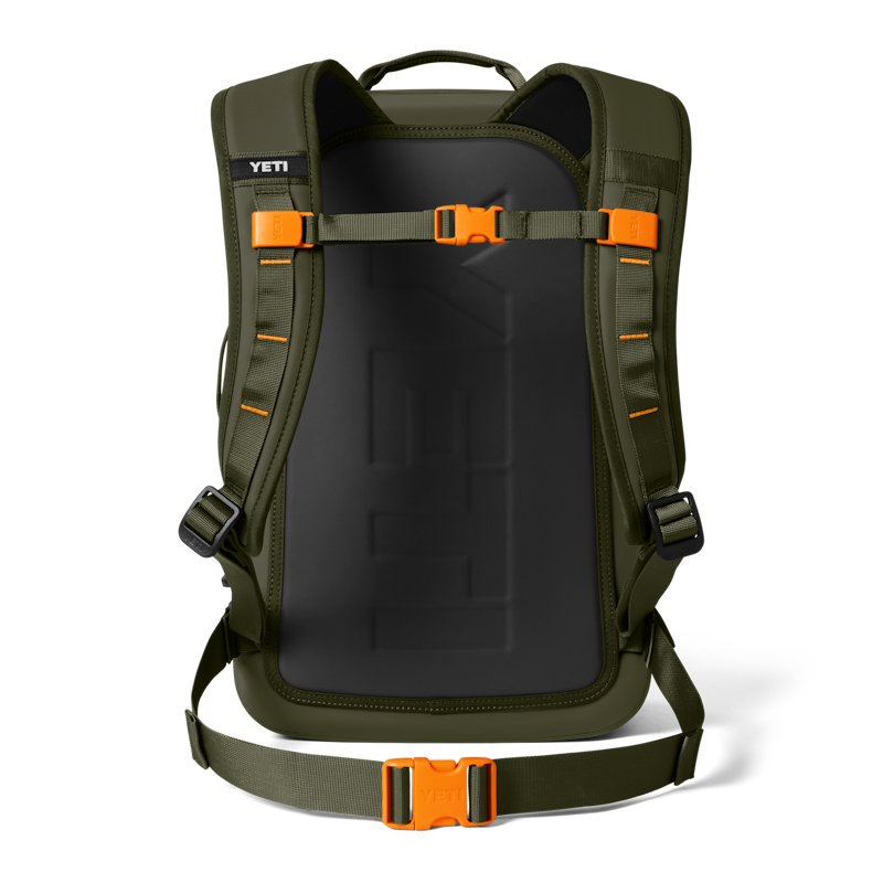 Panga® 28L Waterproof Backpack Olive/King Crab Orange