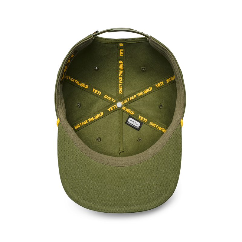 Good Call Flat Brim Rope Hat Dark Green