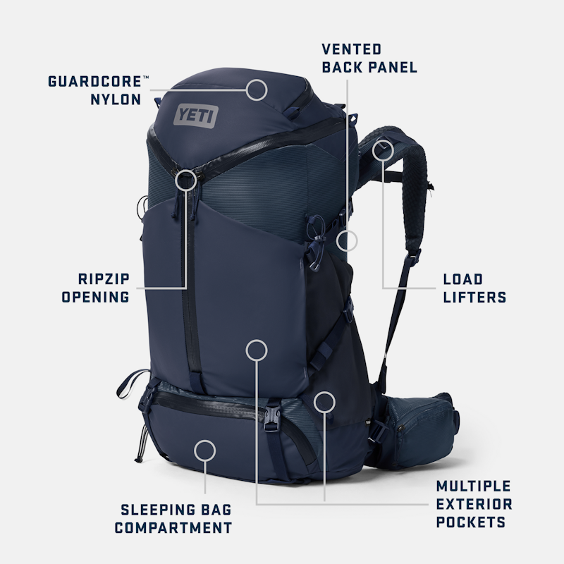Skala™ 50L Men's Hiking Pack Classic Navy
