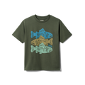 Triple Fish Kids' Short Sleeve T-Shirt Cypress