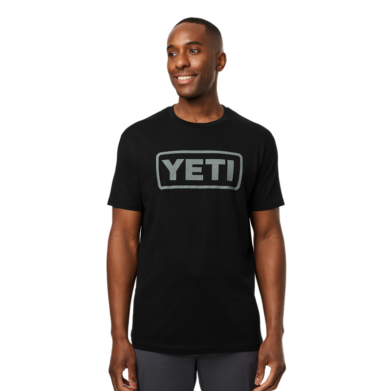 YETI Logo Badge Short Sleeve T-Shirt Black