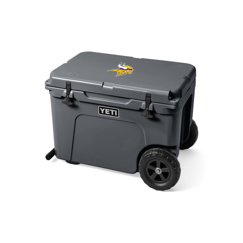 Minnesota Vikings Tundra Haul® Wheeled Cooler Charcoal