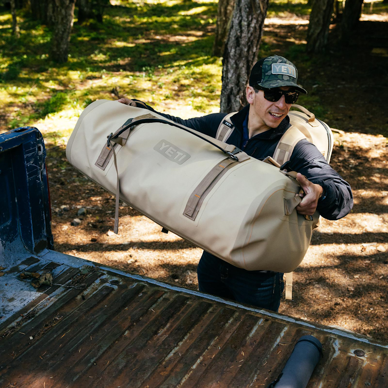 Panga® 100L Waterproof Duffel Olive/King Crab Orange
