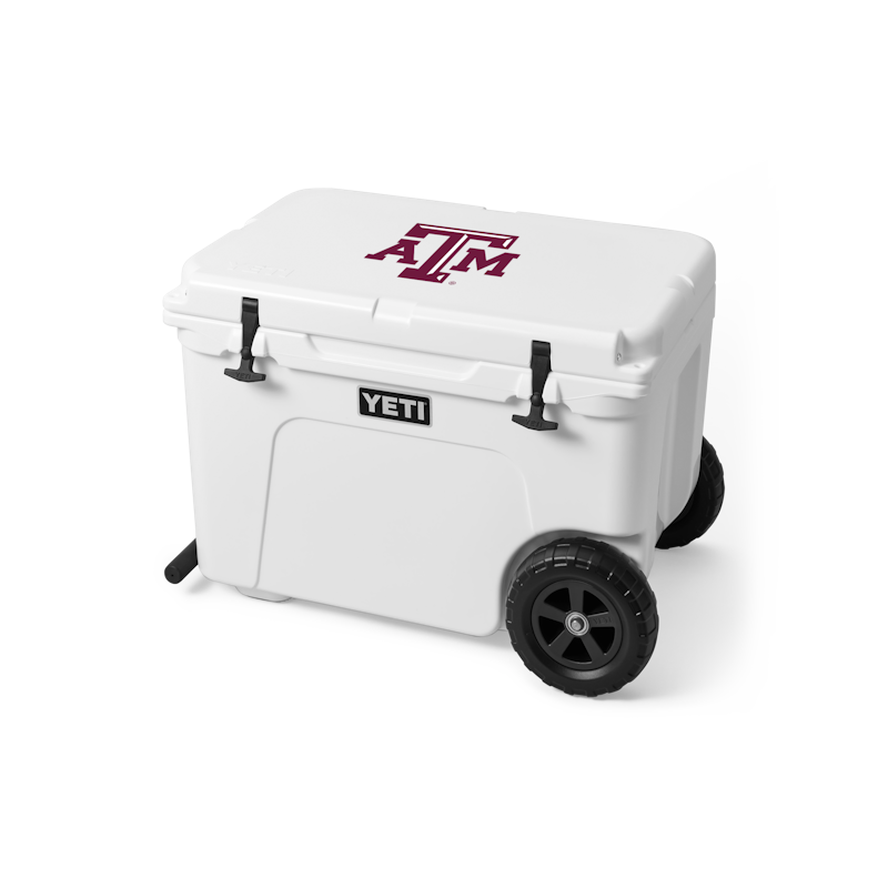Texas A&amp;M Tundra Haul® Wheeled Cooler White