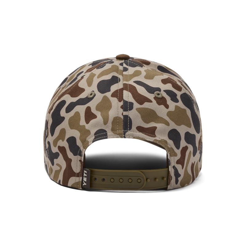 YETI® Wetlands Camo Logo Badge Mid Pro Flat Brim Hat Wetlands Camo