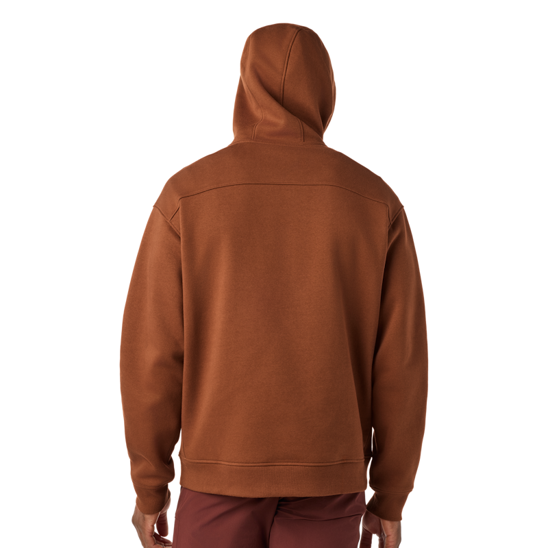 YETI® Logo Built for the Wild Fleece Hoodie Rust