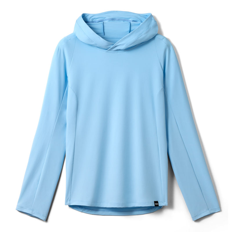 Women's Hooded Ultra Lightweight Sunshirt Big Sky Blue