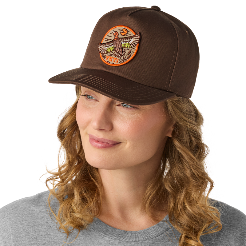 Built for the Wild Duck Flat Brim Hat Dark Brown