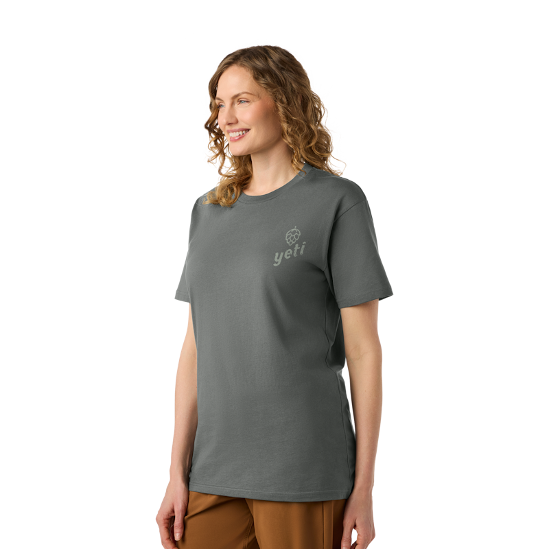 YETI® Prost! Badge Short Sleeve T-Shirt Charcoal