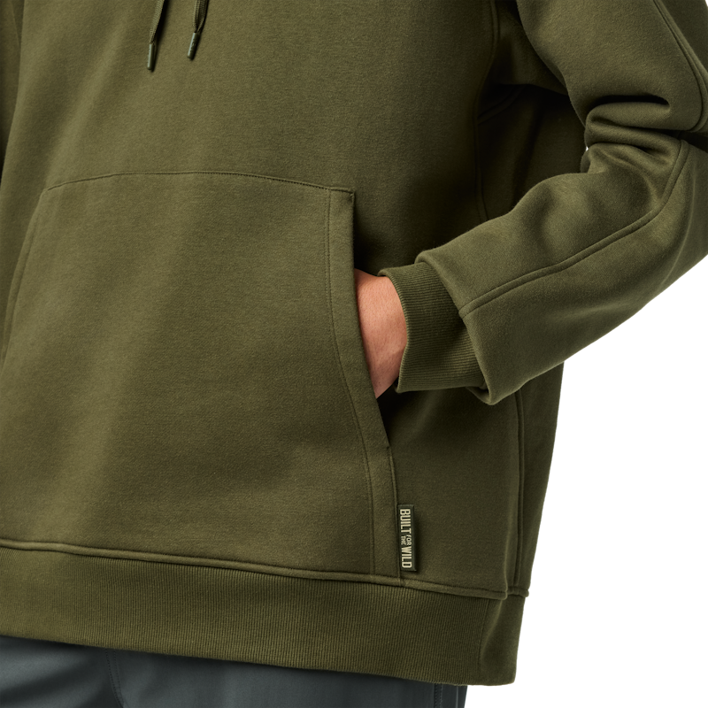 YETI® Script Built for the Wild Fleece Hoodie Olive