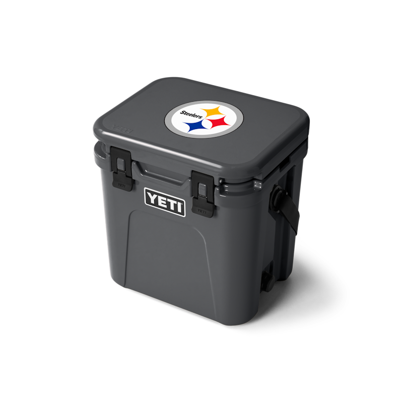 Pittsburgh Steelers Roadie® 24 Hard Cooler Charcoal