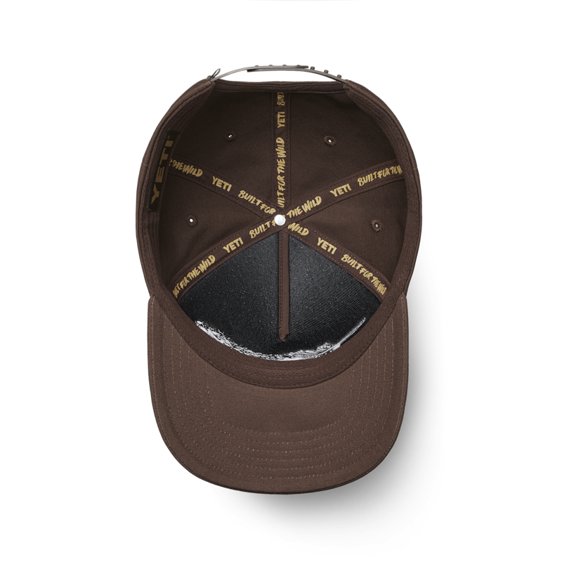 YETI® Wetlands Duck Feather Mid Pro Flat Brim Hat Brown