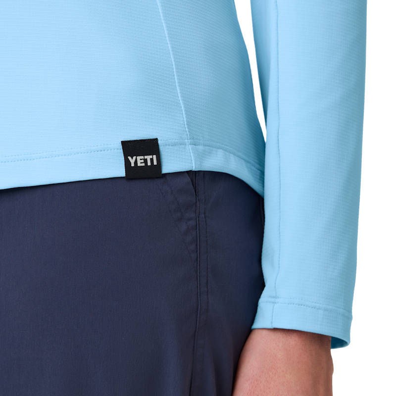 Women's Hooded Ultra Lightweight Sunshirt Big Sky Blue