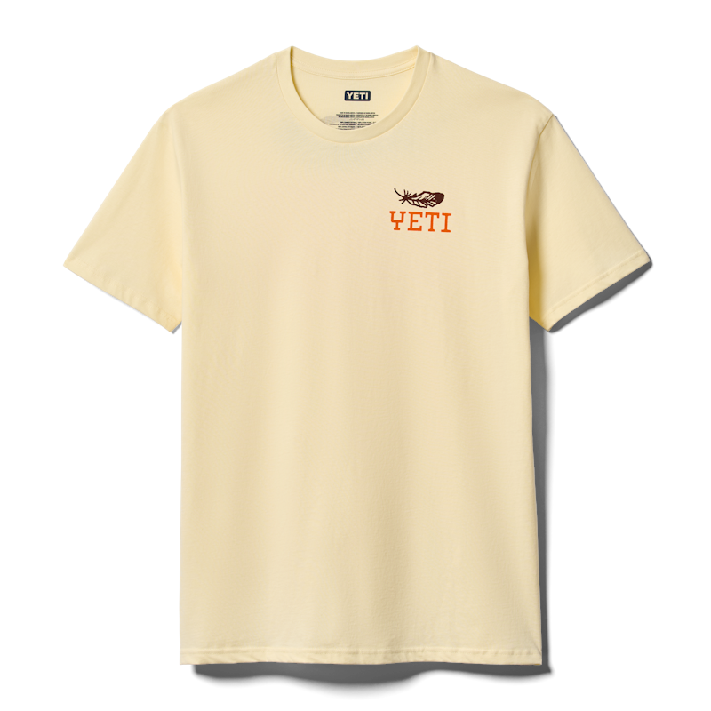 YETI Feather Short Sleeve T-Shirt Butter