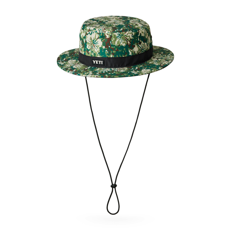 Hibiscus Print YETI® Logo Boonie Hat Hibiscus